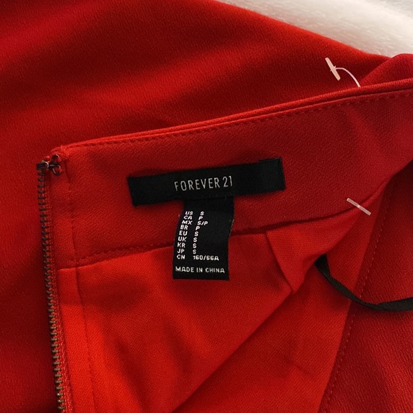 Forever 21 Red Skirt size S - Picture 5 of 5